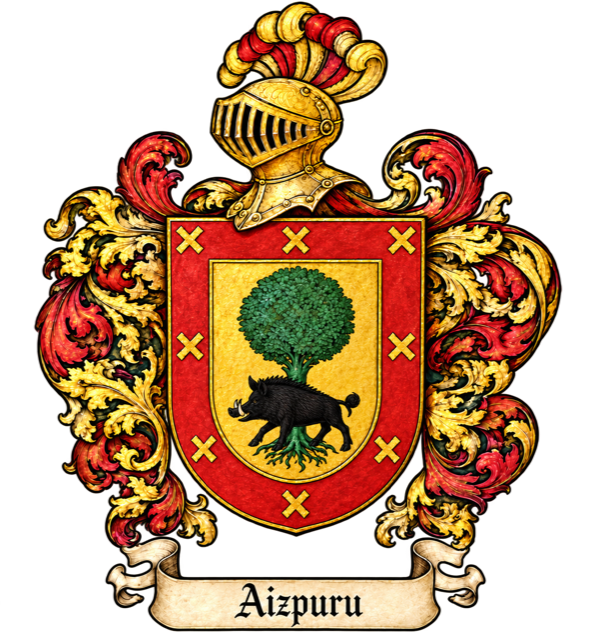 Escudo de armas de la familia Aizpuru